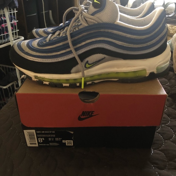 Nike air max 97 og Atlantic blue used 8.5 mens - Picture 1 of 11